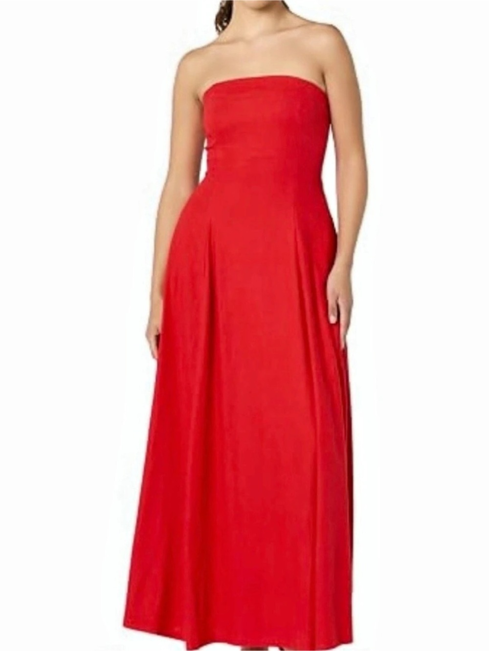 The Drop Strapless Crimson Red Carlotta Maxi Dress Size XL. New with tags.